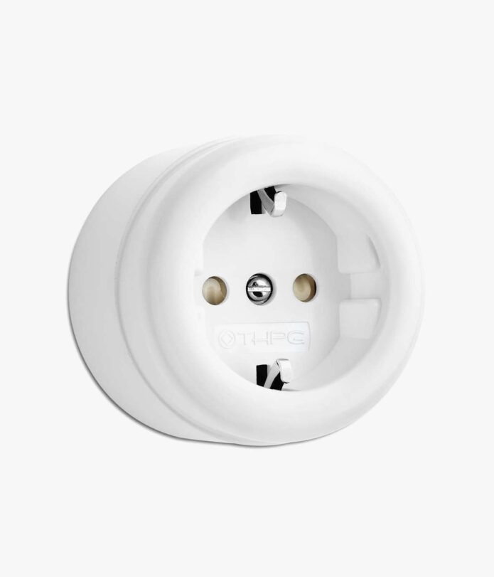 THPG Duroplast surface mounted EU socket