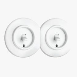 THPG Duroplast double toggle light switch
