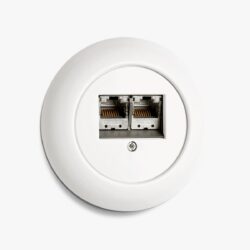 THPG Porcelain dual network socket